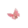Sweet milkshake! Colorful Double-layer butterfly shark hairpin! A high-end textured back-styled hair clip headpiece for women Item Picture